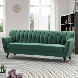 Soraya 3 Seater Velvet Sofa