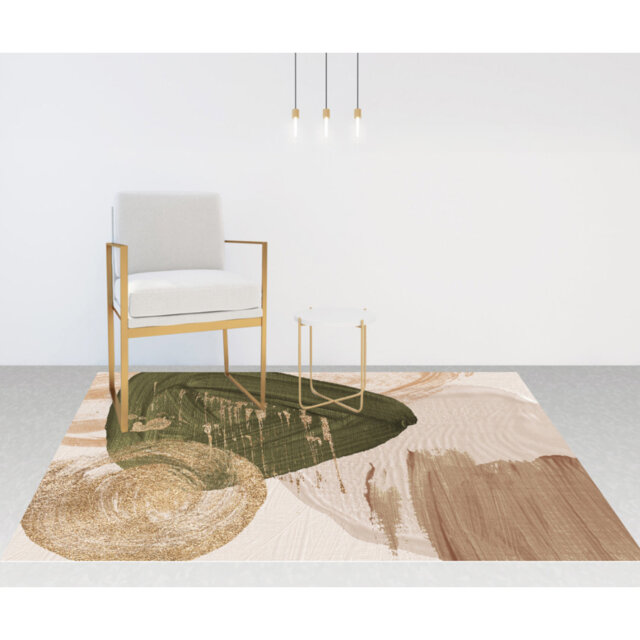 Vinyl Floor Mat for Home, modern style, non-slip PVC, ÃLEO 3