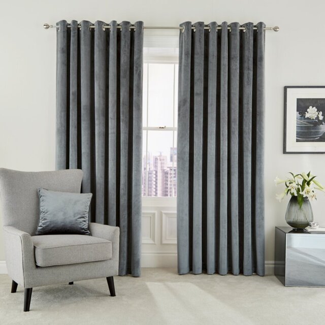 Escala Eyelet Room Darkening Curtains