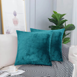 Retrospec Crushed Velvet Scatter Cushion Cover Set