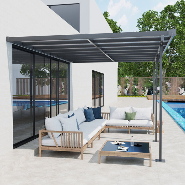Scarlotta 4.35 x 3M Aluminium BBQ Gazebo
