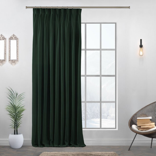 Room Darkening Single Curtain Panel
