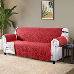 Reversible Waterproof Sofa Cover â Quilted Anti-Slip Couch Protector with Adjustable Strap