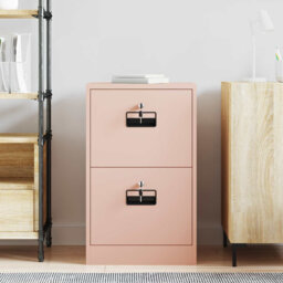 File Cabinet With Drawer With Shelf Geometric Cold-Rolled Steel Modern