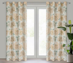 Polyester Blend Standard Eyelet Curtain Panel