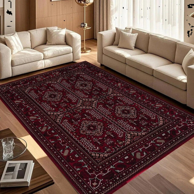 Modern Traditional Floral Design Rugs Large Area Rug For Living Room Bedroom Hallway Runner Rug Small Floor Mats