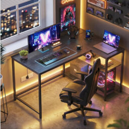 Metal Base Computer Desk