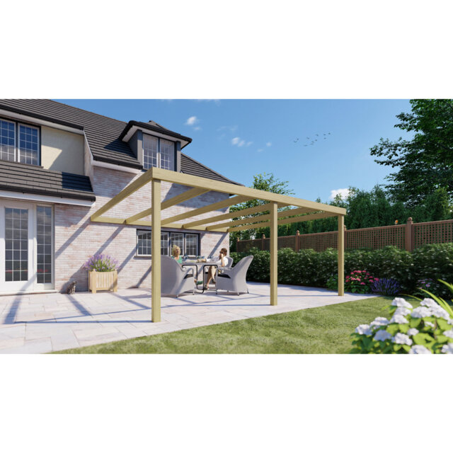 Baudelio Solid Wood Pergola