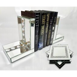Glass Non-Skid Bookends