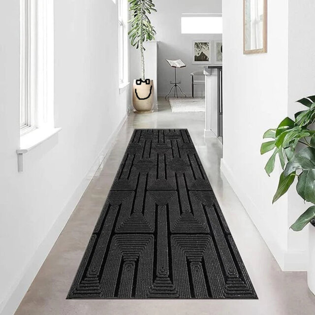 New Stylish Geometric Area Rug Abstract Textured Carpet For Living Room Bedroom Special Size Long Hallway Floor Mats Small Door Mats
