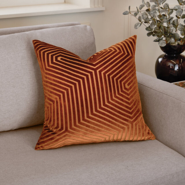 Geometric Square Cushion Cover