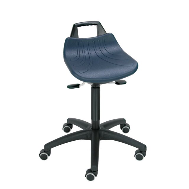 Height-adjustable office stool