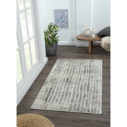 Stella Machine Woven Cream/Brown Indoor Rug