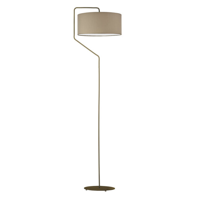 Eleanore 156cm Old Gold Traditional Floor Lamp
