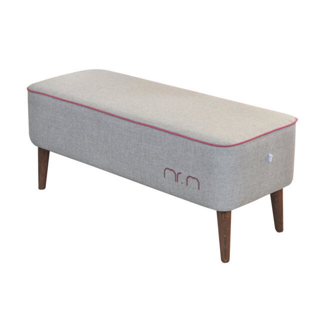 Mr. M Polyester Blend Upholstered Bench