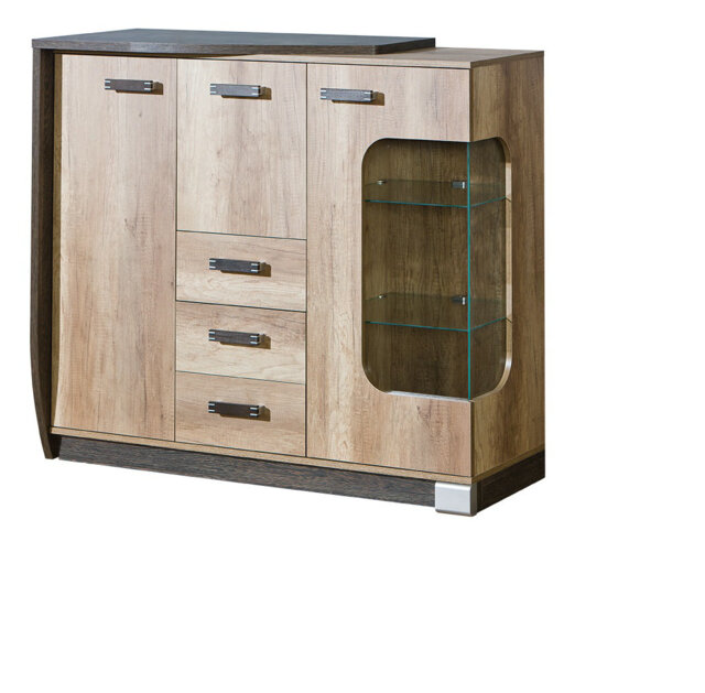 Tall chest of drawers with 3 drawers