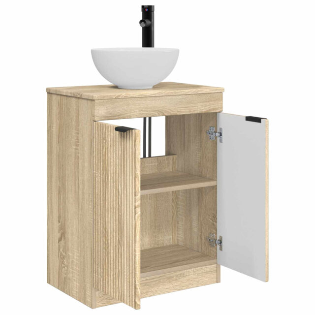 Single Bathroom Vanity with Ceramic Basin