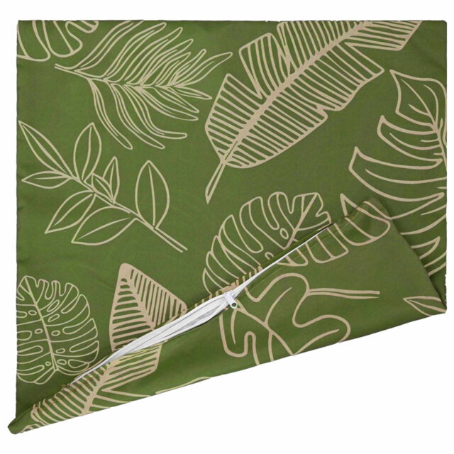 Leaf Design Cushion Cover
