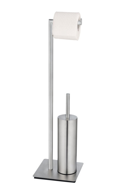 Bohun Brayden Studio Mod. Bohun Satined Stainless Steel Free-Standing Toilet Brush and Holder