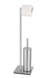 Bohun Brayden Studio Mod. Bohun Satined Stainless Steel Free-Standing Toilet Brush and Holder