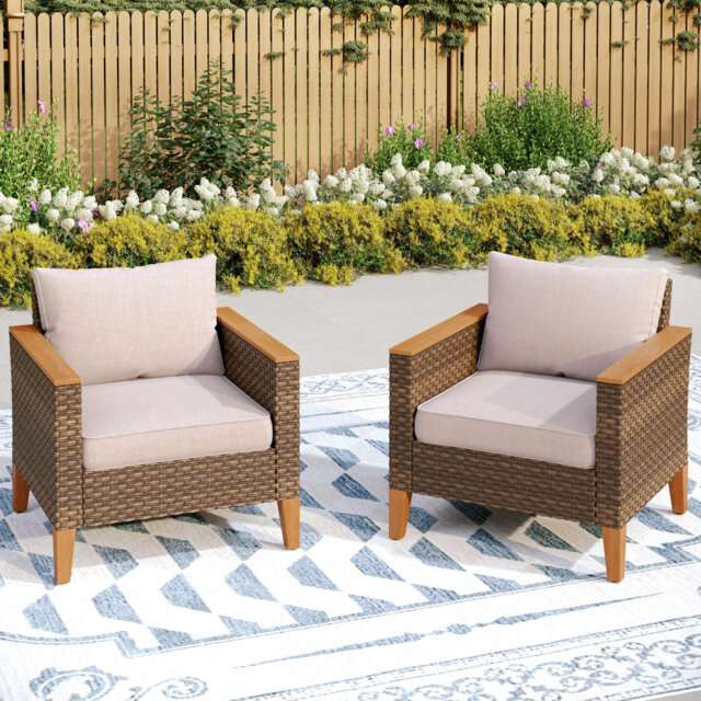 Garden Chair with Cushion