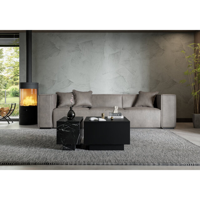 Coffee Table Caoilainn with Storage Compartments
