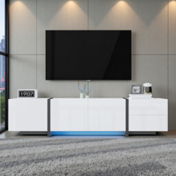 Modern High-gloss Tv Cabinet - Media Unit With Storage