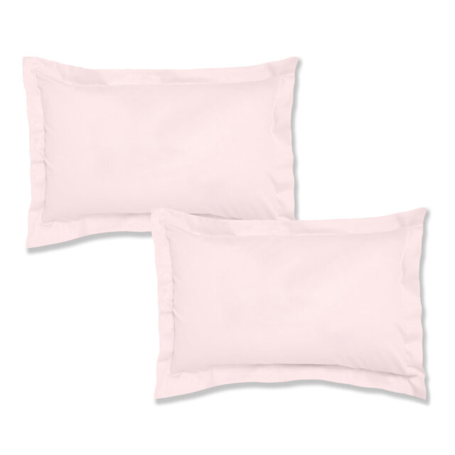 200 Thread Count 100% Cotton Oxford Pillowcase Pair