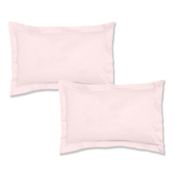 200 Thread Count 100% Cotton Oxford Pillowcase Pair