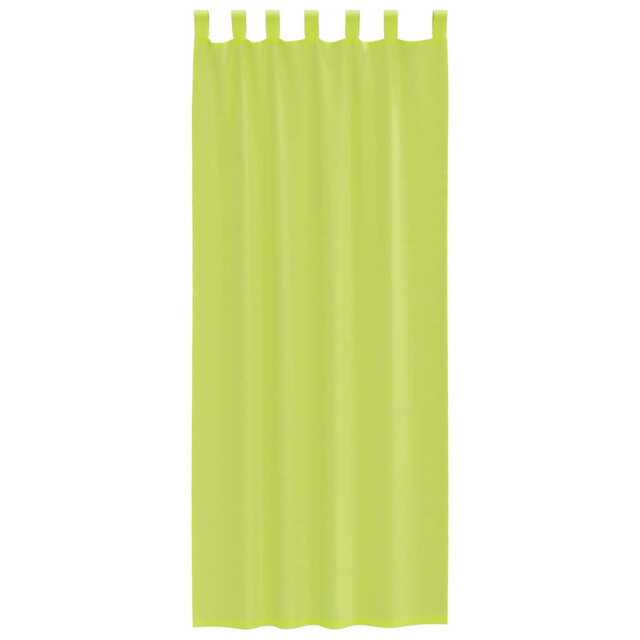 Voile Curtains With Tab Top 2 Pcs