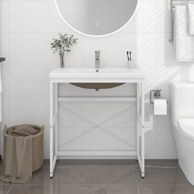 Guntor 790mm Single Bathroom Vanity with Drop In Basin