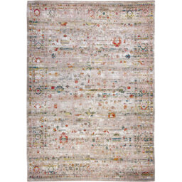 Antiquarian Ushak Turkish Delight Flatweave Cotton White Rug