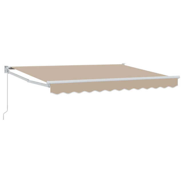 VidaXL 200cm D Polyester Cover Retractable Patio Awning