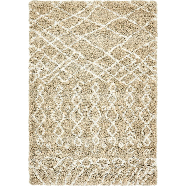 Paquette Shaggy Brown Rug