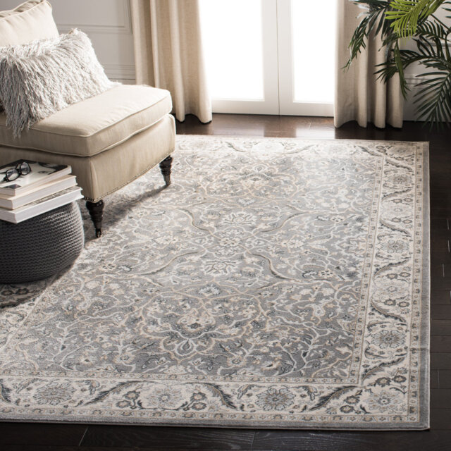 Dourdain Power Loomed Grey/Beige/Off White Rug