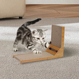 Hidevale Cat Scratching Post Cat Bed with Toy