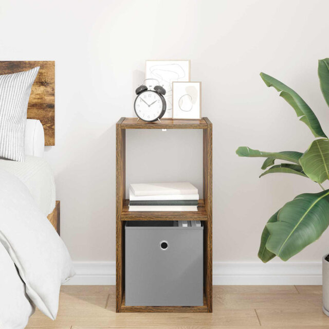 Bedside Table With Drawer Engineered Wood Nightstand Furniture Bedroom