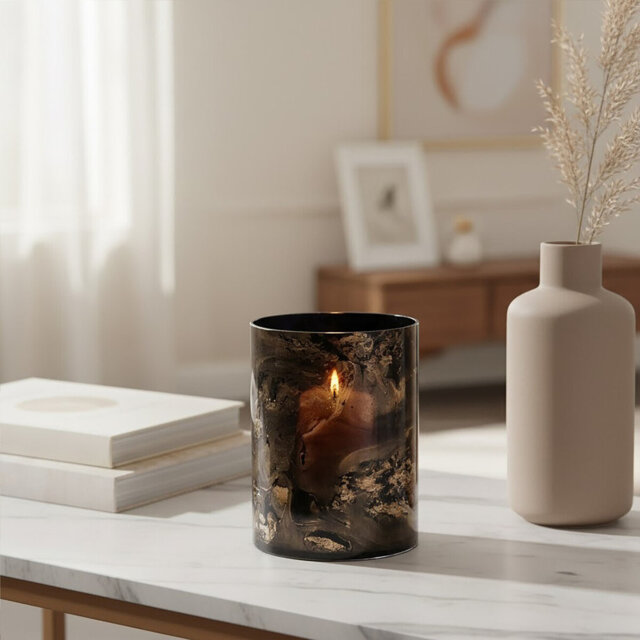 Marble Tabletop Tealight Holder