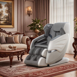 Faux Leather Heated Massage Chair
