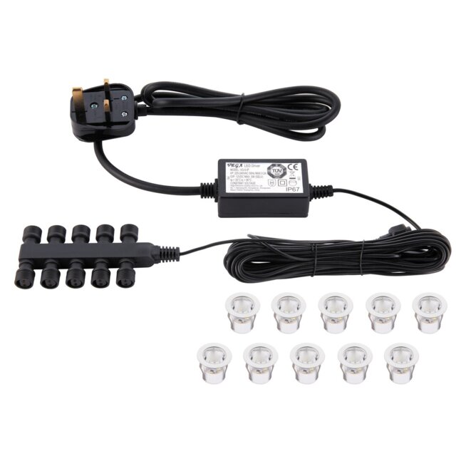 Tylersburg Low Voltage Plug-in Integrated LED Deck Light