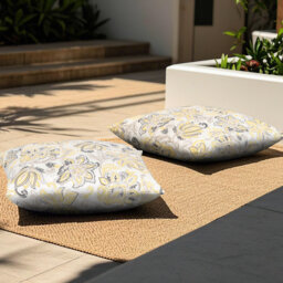 Outdoor Patio Water-Resistant Throw Pillows Set of 2