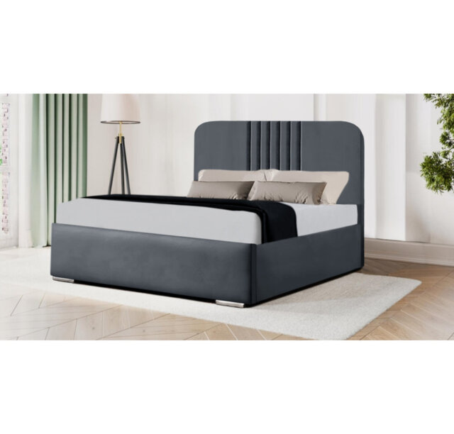 Baasit Upholstered Velvet Bed Frame