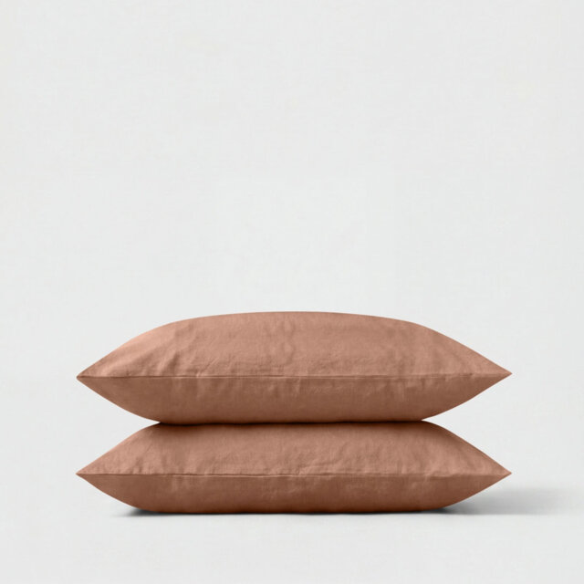 100% Cotton Percale 300 Thread Count Pillowcase Pair
