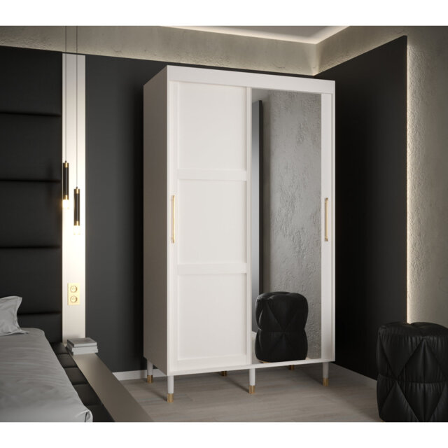 Aluesi 2 Door Manufactured Wood Wardrobe