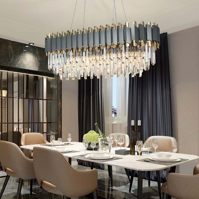Mcgraw 10-Light Crystal Chandelier