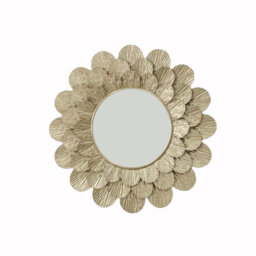 Deverel Metal Round Wall Mirror