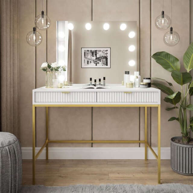 Anges Dressing Table with Mirror