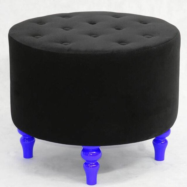 Gondola 55cm Wide Tufted Round Cocktail Ottoman