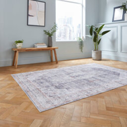 Tabriz area rug Digitally Printed Rectangle Grey