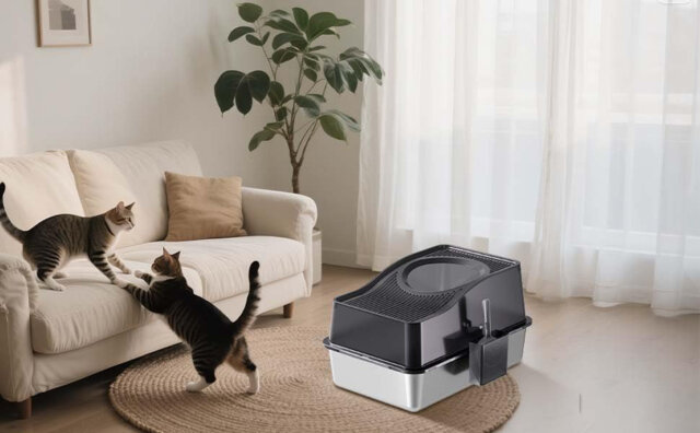 Stainless Steel Litter Box